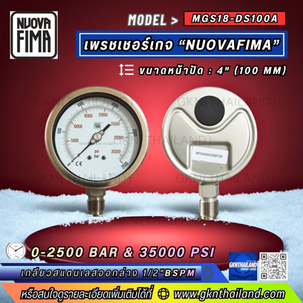 Pressure Gauge Nuova Fima